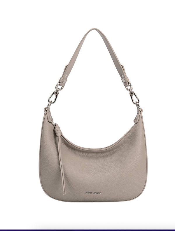 Bolsa de mano David Jones, color gris