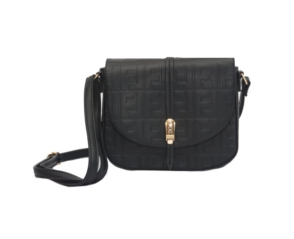 Bolso Crossbody, color negro