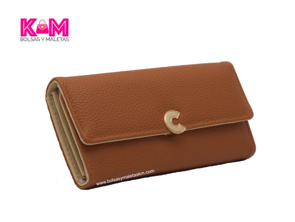 Cartera color camel