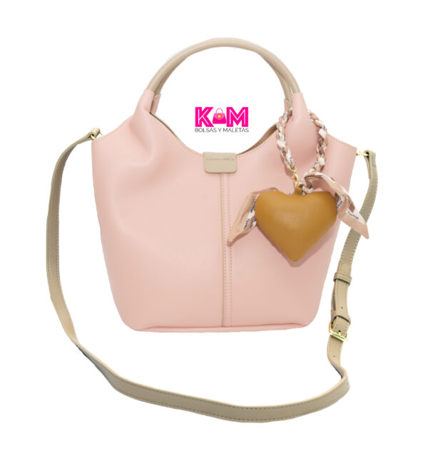 Bolsa de mano color rosa - Image 2