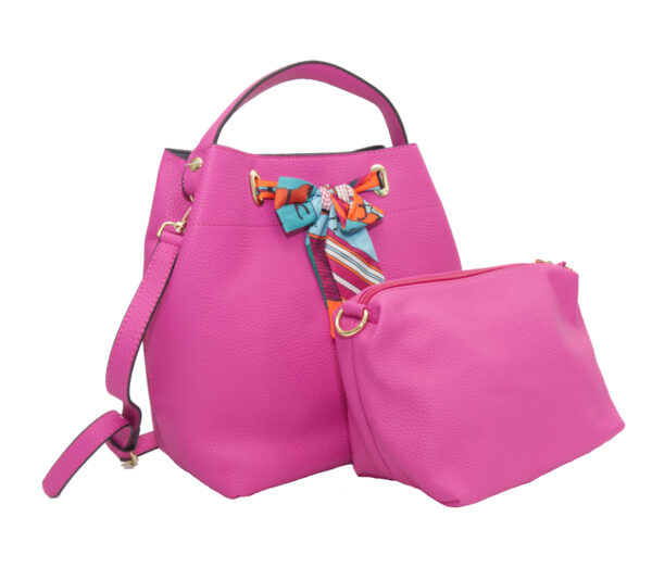 Bolsa Bucket color rosa - Image 2