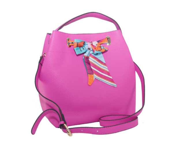 Bolsa Bucket color rosa - Image 4