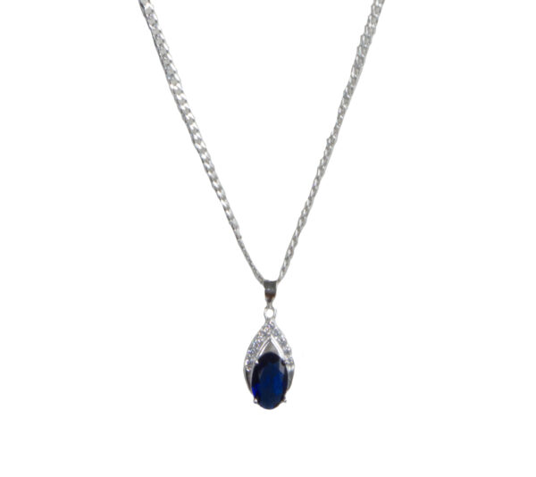 Collar y aretes con zirconia, plata 925 - Image 3